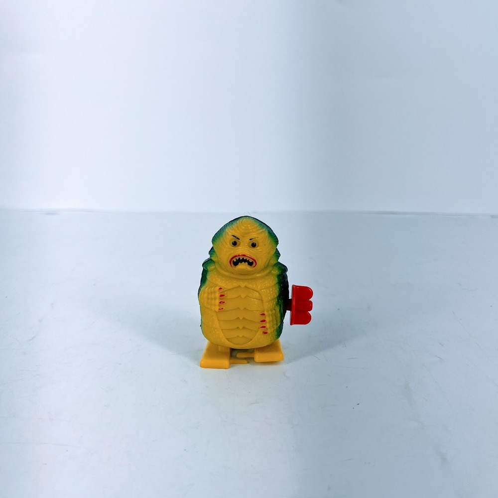 Vintage Creature from the Black Lagoon‎ Wind Up Walking Toy Yellow Green Monster